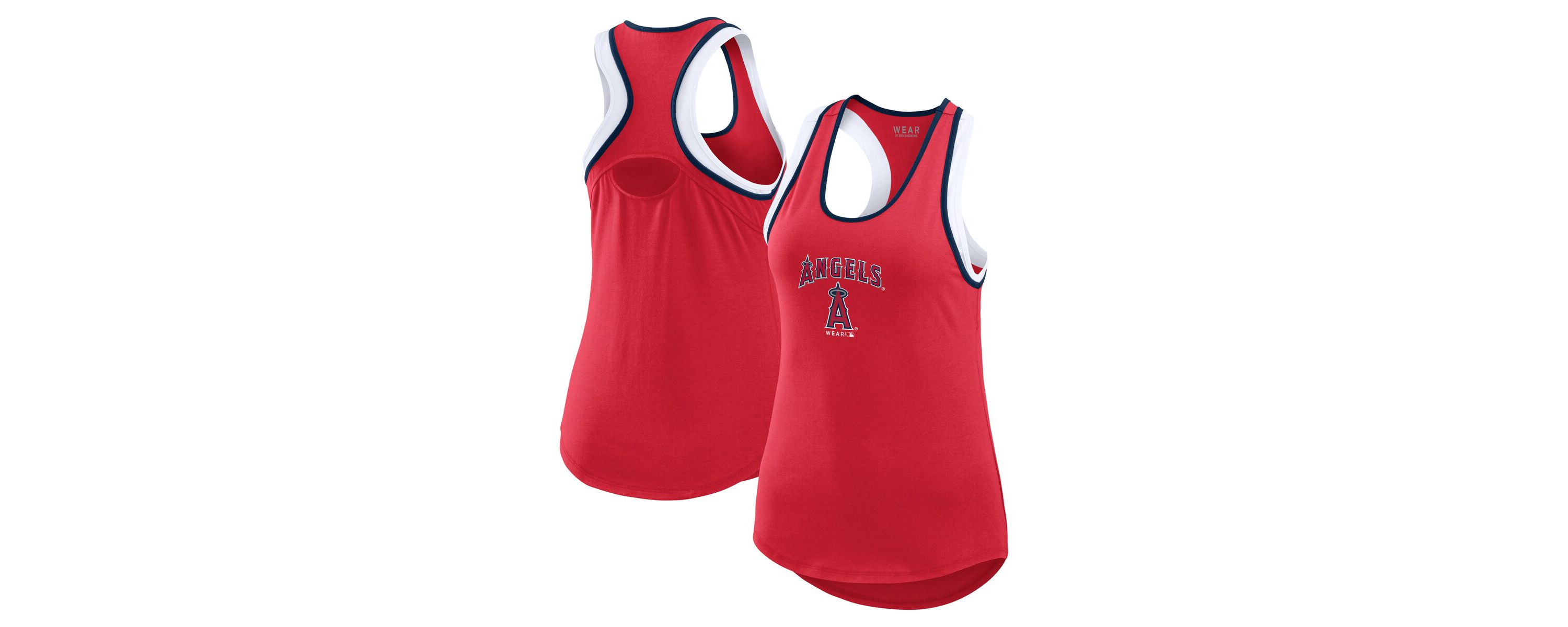 MLB Los Angeles Angels Colorblock Racerback Tank Top