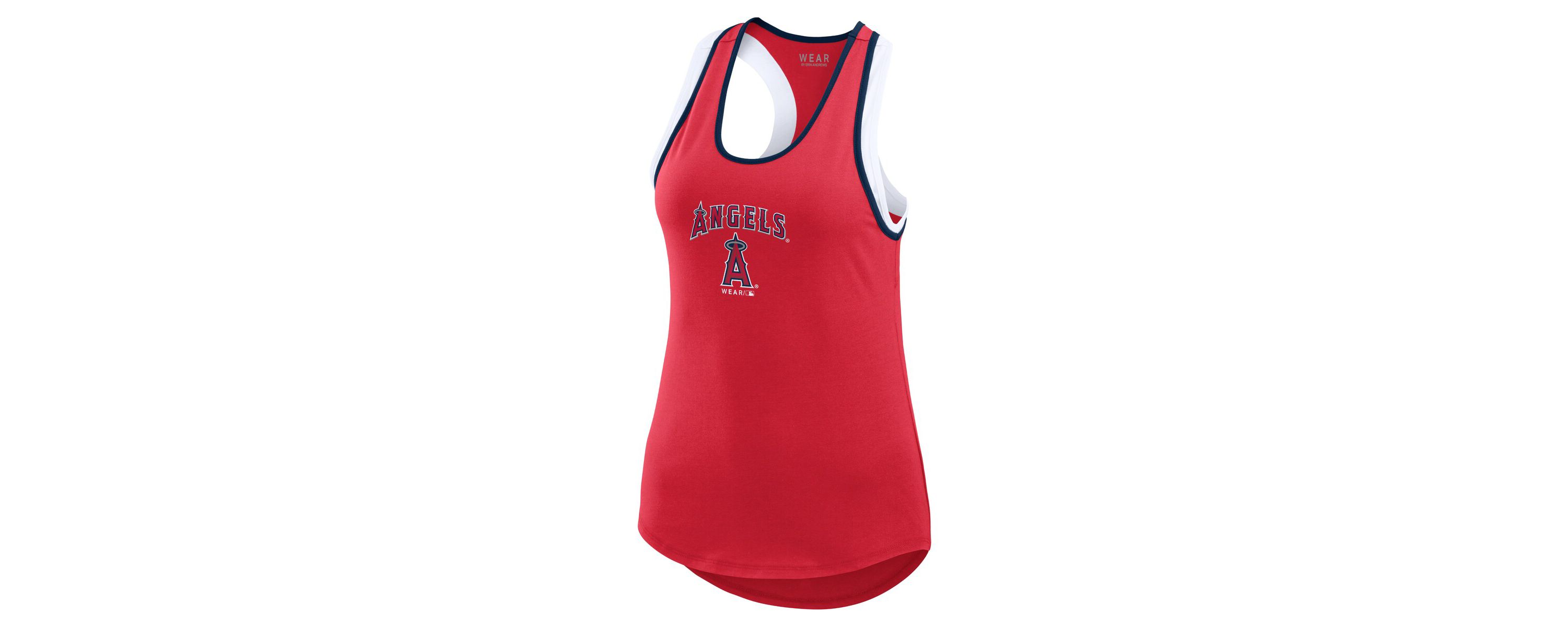 MLB Los Angeles Angels Colorblock Racerback Tank Top