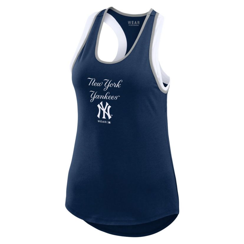 MLB New York Yankees Colorblock Racerback Tank Top