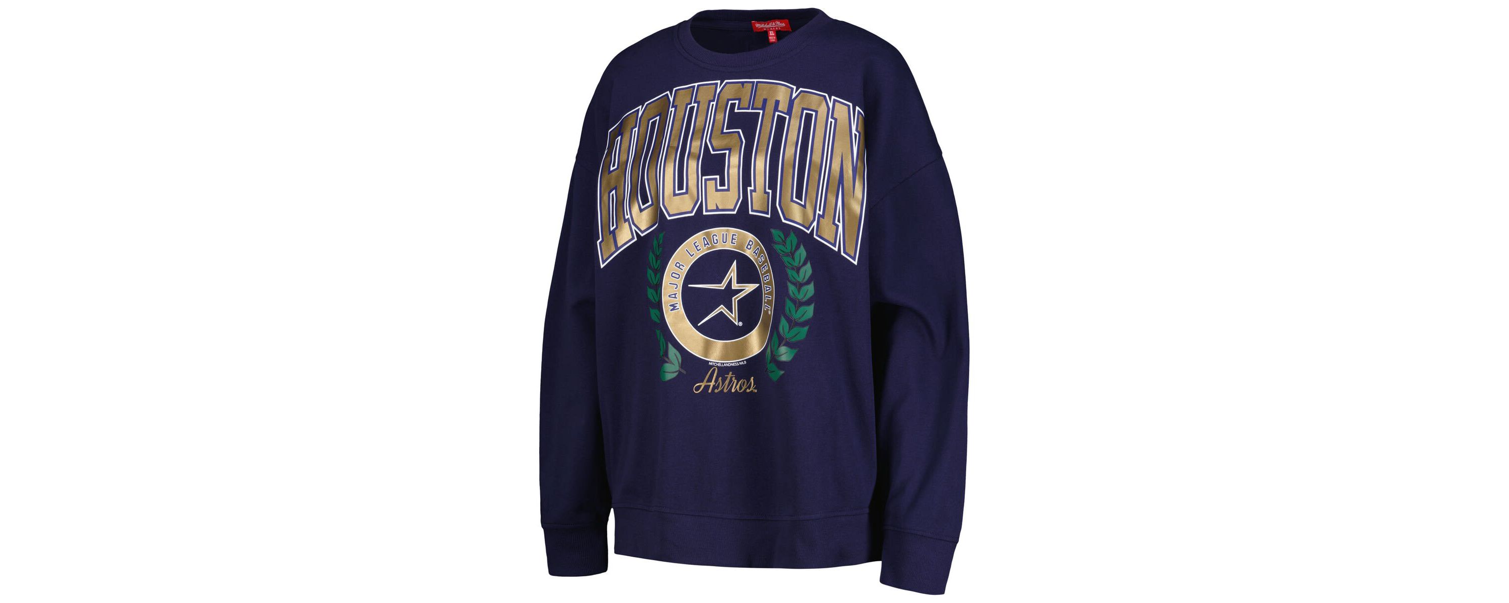 MLB Houston Astros Cooperstown Collection Logo Pullover Sweatshirt