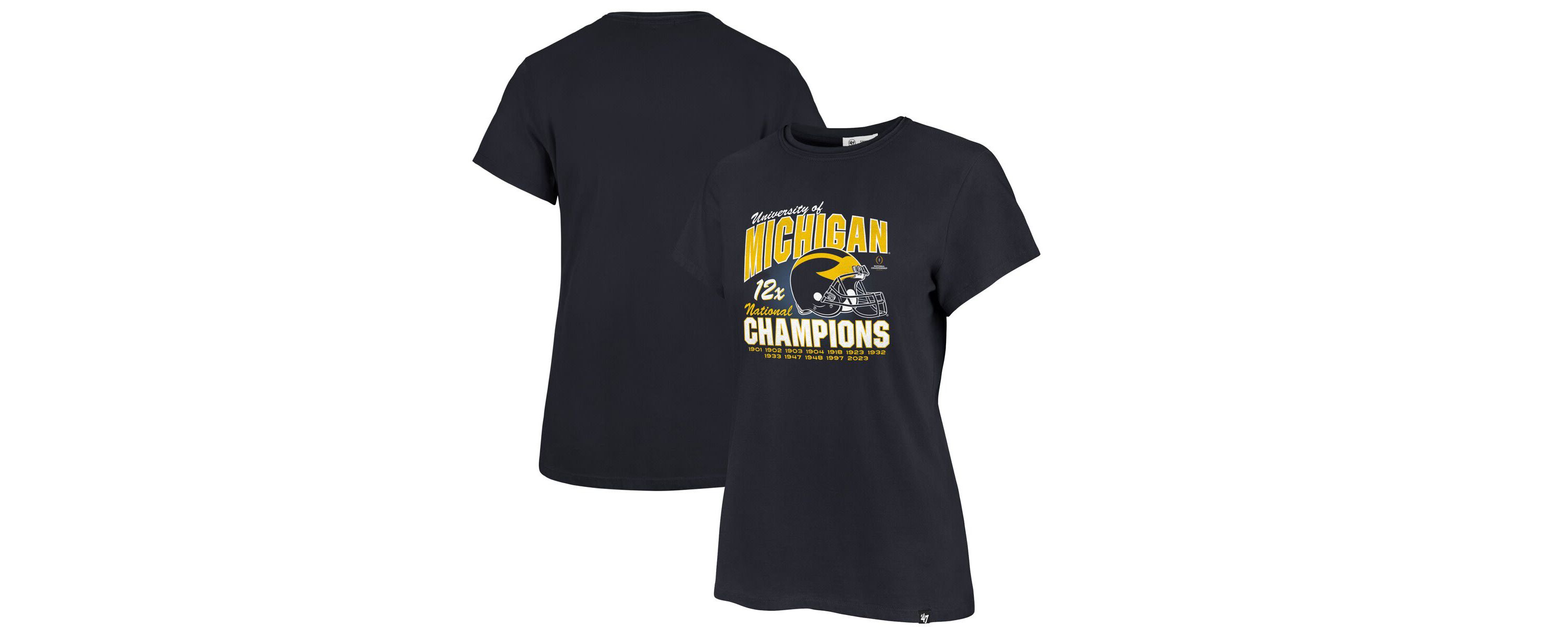 NCAA Michigan Wolverines 12-Time Football National s Frankie T-Shirt
