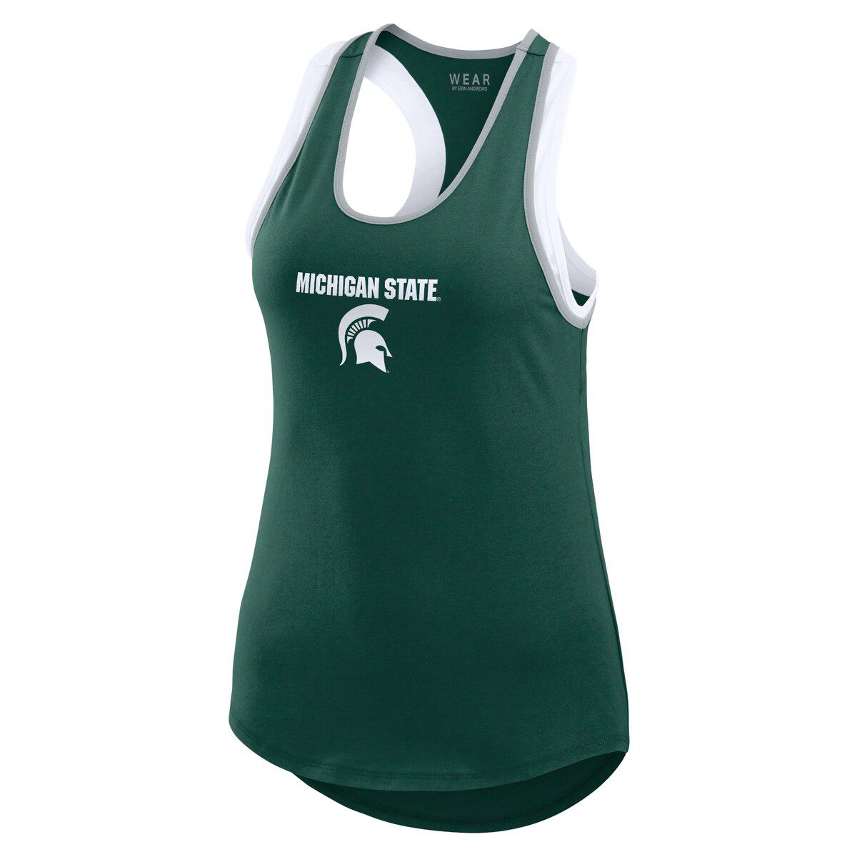 NCAA Michigan State Spartans Open Hole Razorback Tank Top