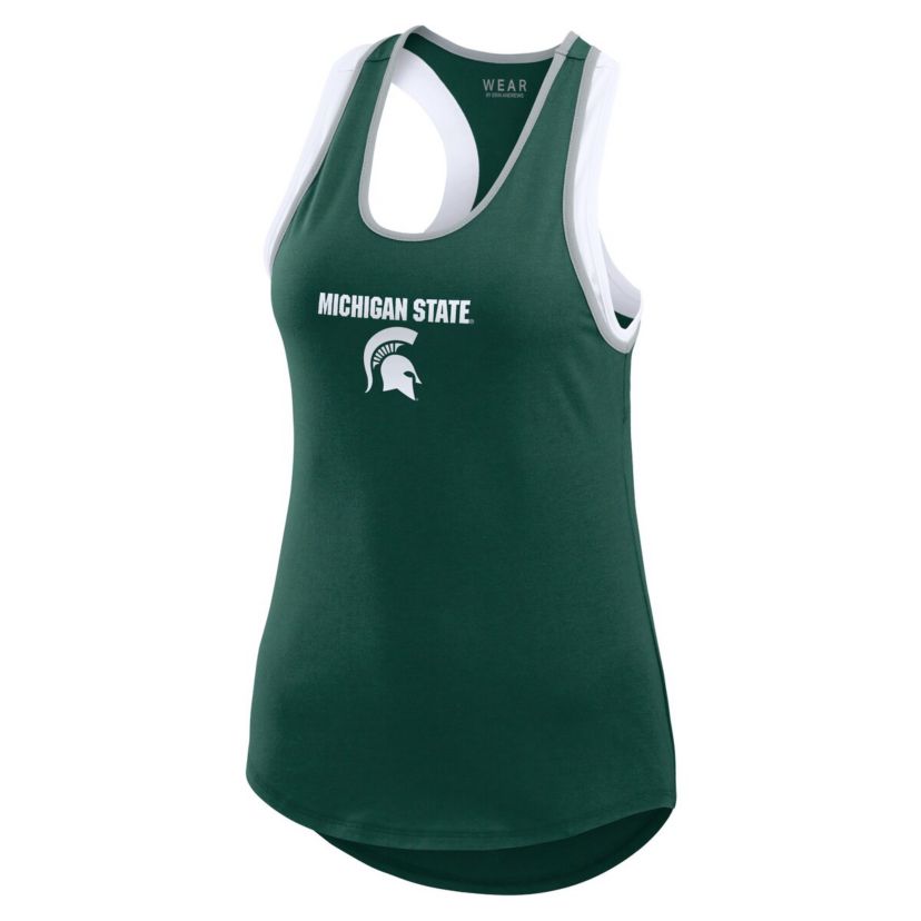 NCAA Michigan State Spartans Open Hole Razorback Tank Top