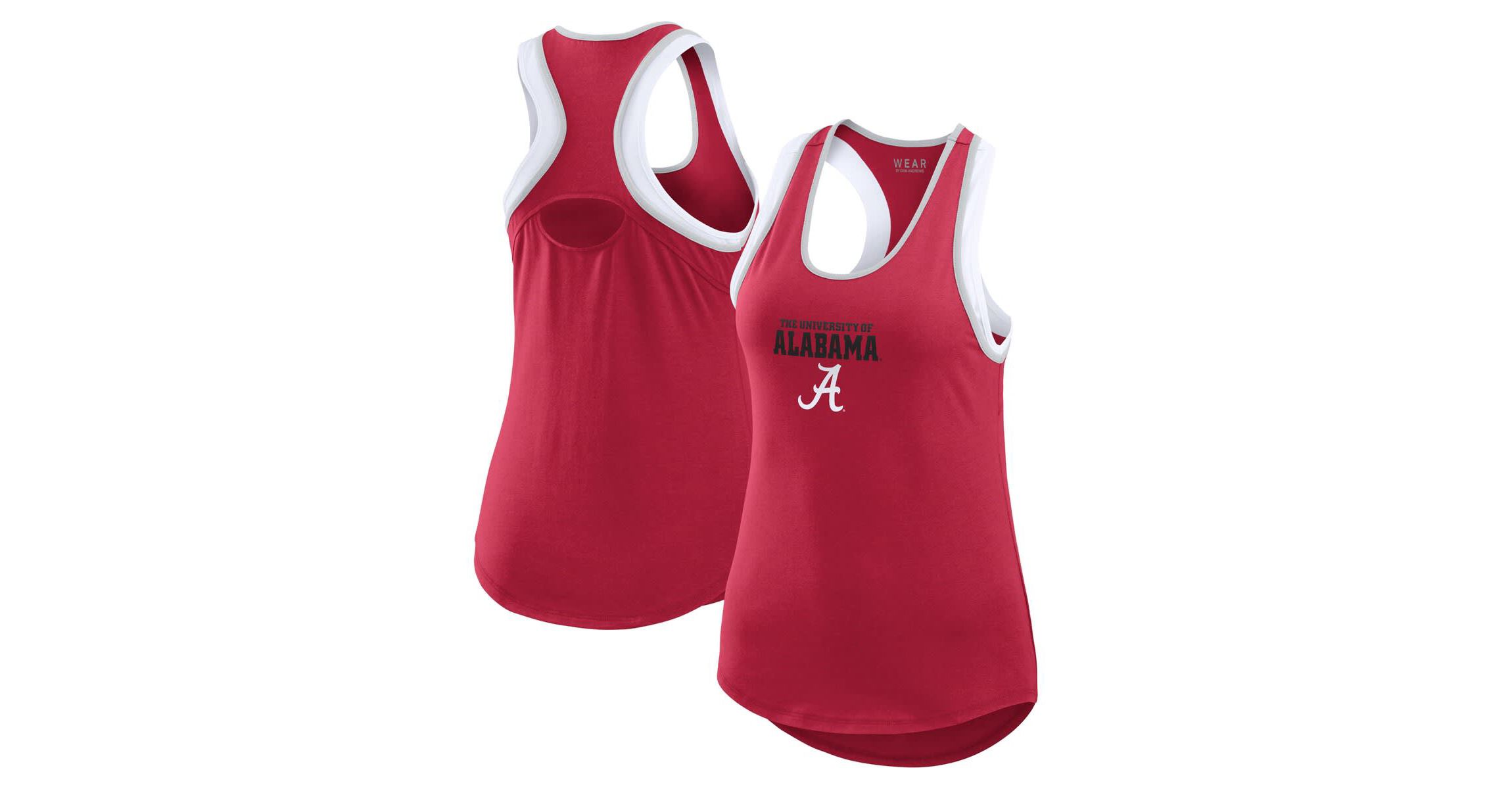 Alabama Crimson Tide NCAA Alabama Tide Open Hole Razorback Tank Top
