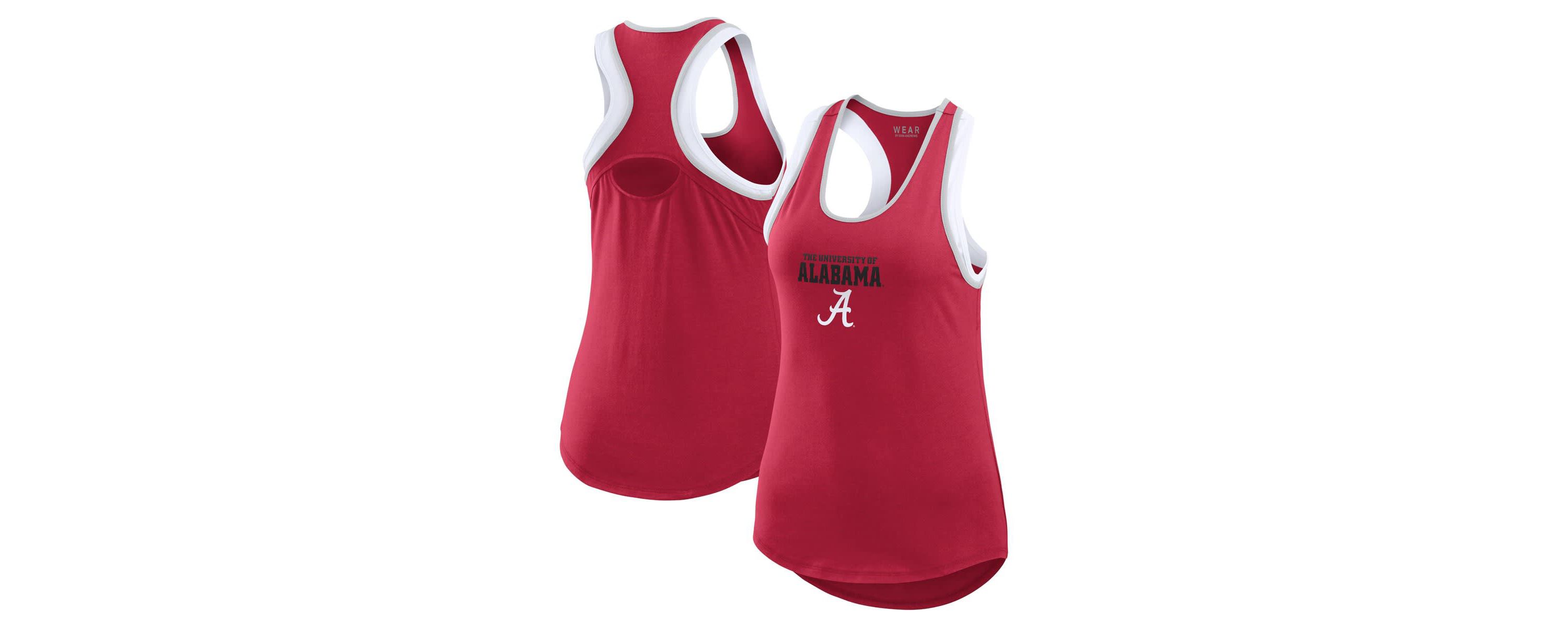 Alabama Crimson Tide NCAA Alabama Tide Open Hole Razorback Tank Top
