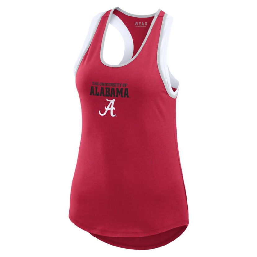 Alabama Crimson Tide NCAA Alabama Tide Open Hole Razorback Tank Top