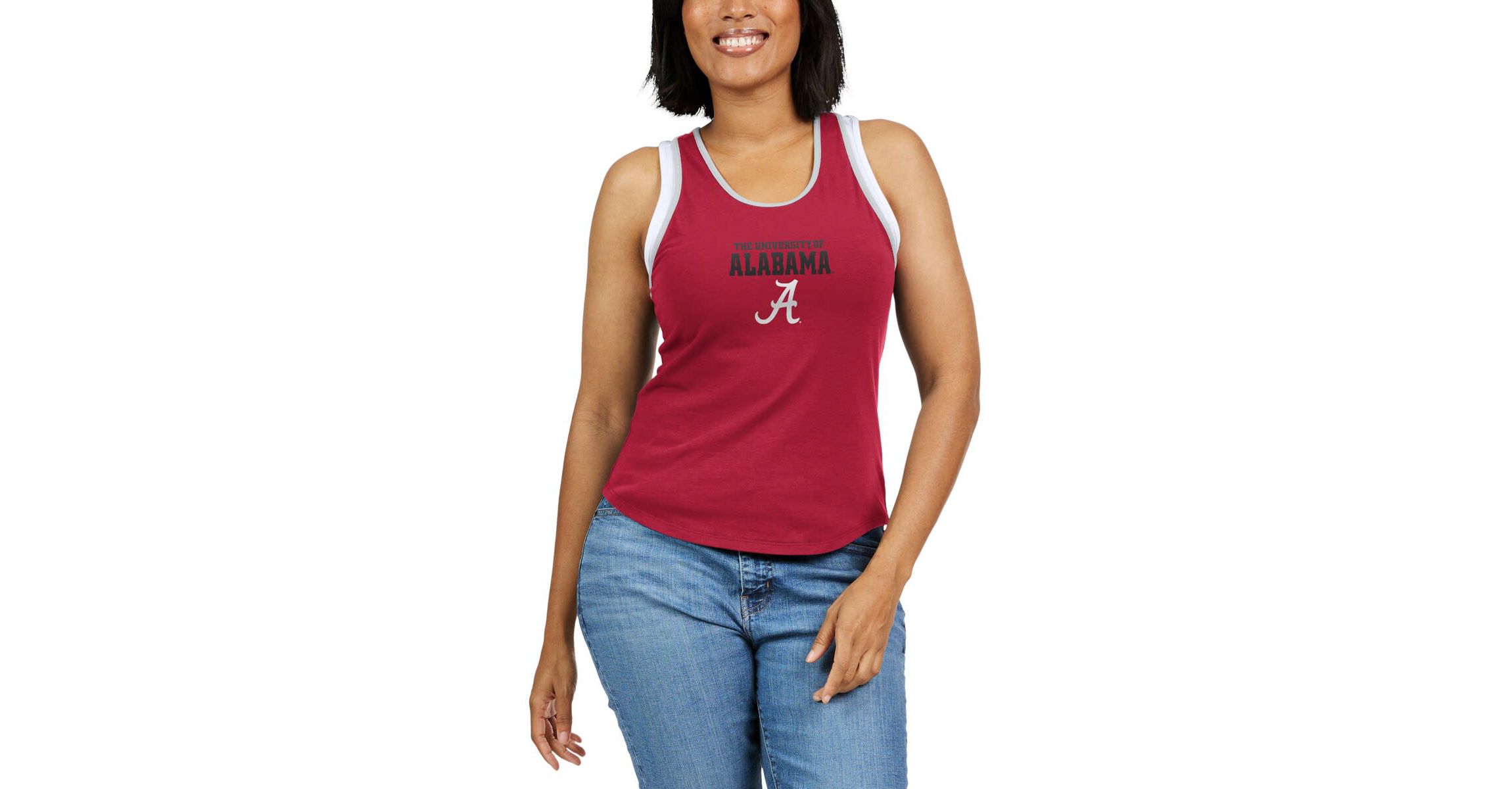 Alabama Crimson Tide NCAA Alabama Tide Open Hole Razorback Tank Top