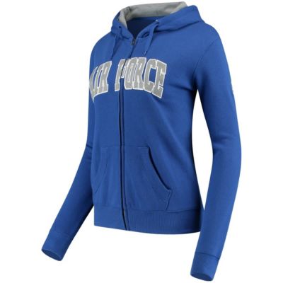 Colosseum NCAA Air Force Falcons Arched Name FullZip Hoodie