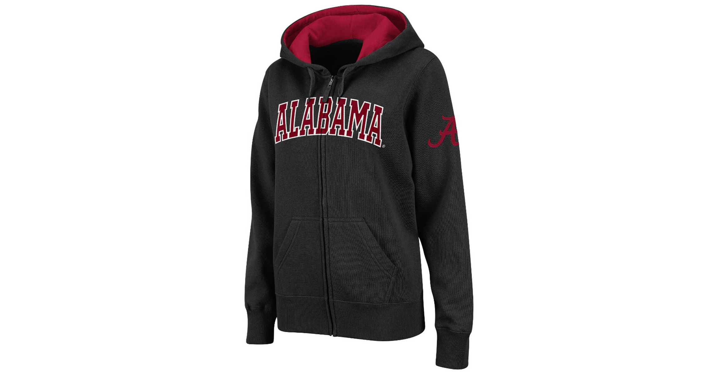 Alabama Crimson Tide NCAA Alabama Tide Arched Name Full-Zip Hoodie