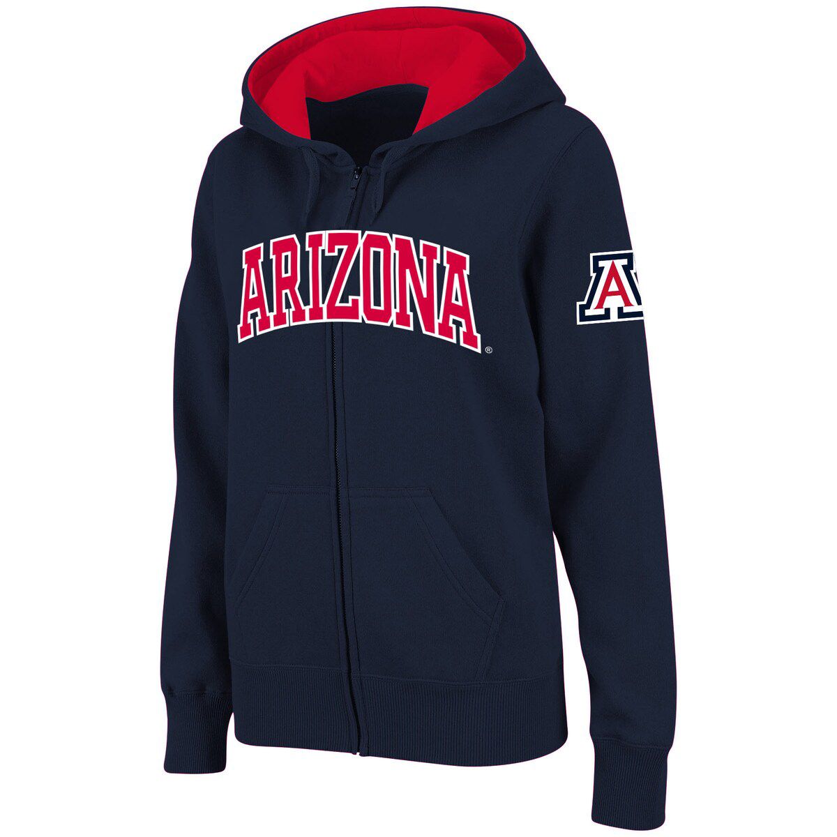 NCAA Arizona Wildcats Arched Name Full-Zip Hoodie