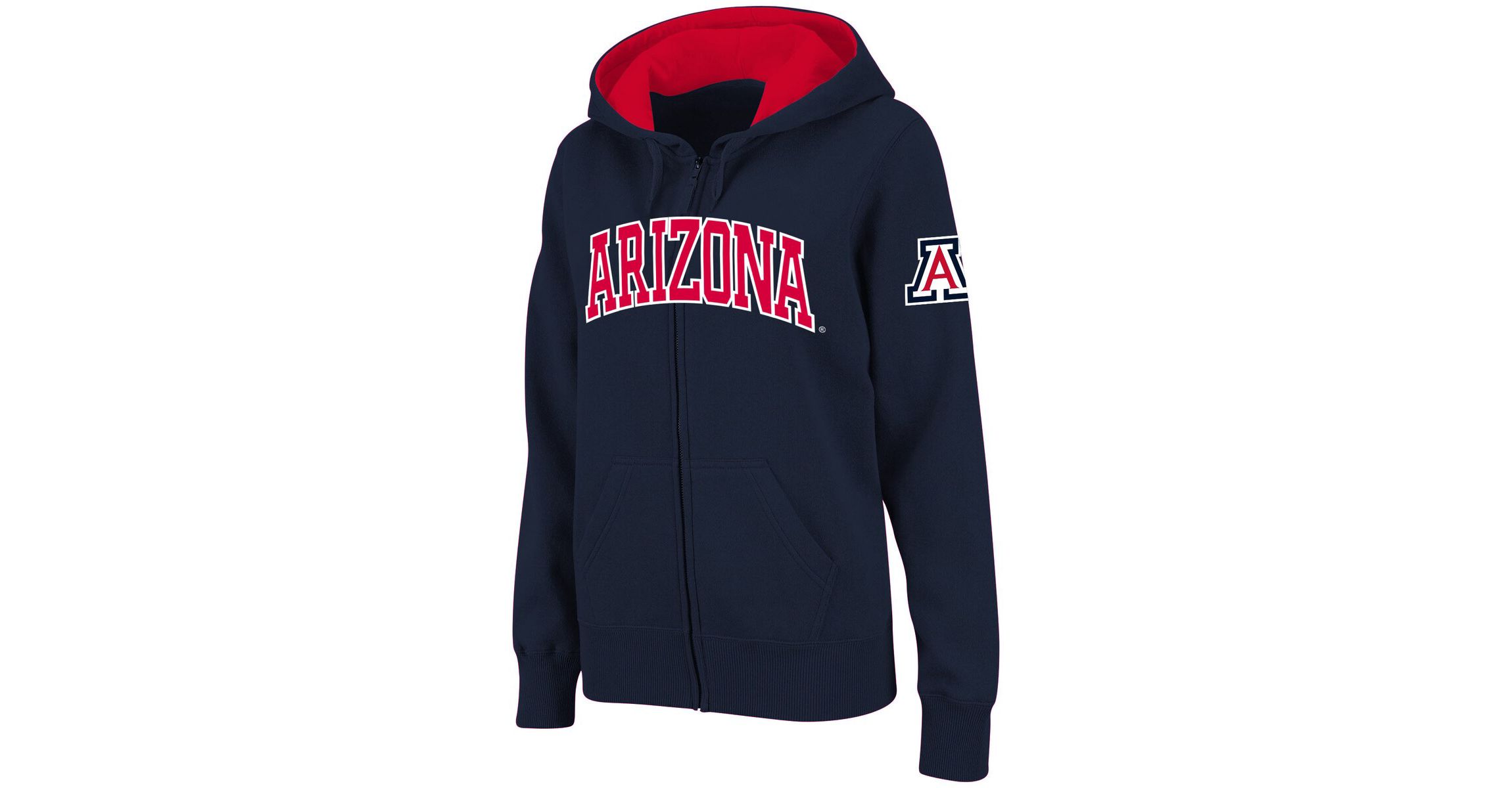 NCAA Arizona Wildcats Arched Name Full-Zip Hoodie