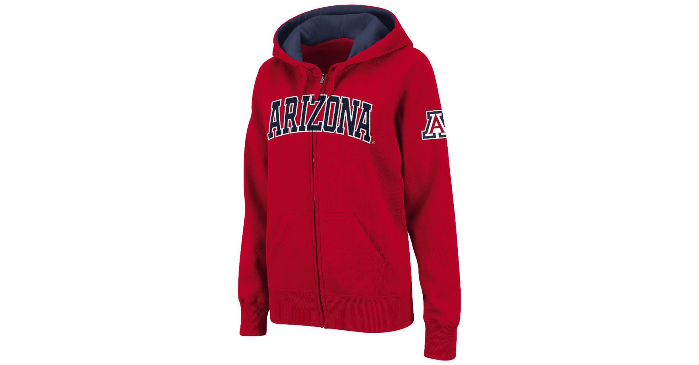 NCAA Arizona Wildcats Arched Name Full-Zip Hoodie