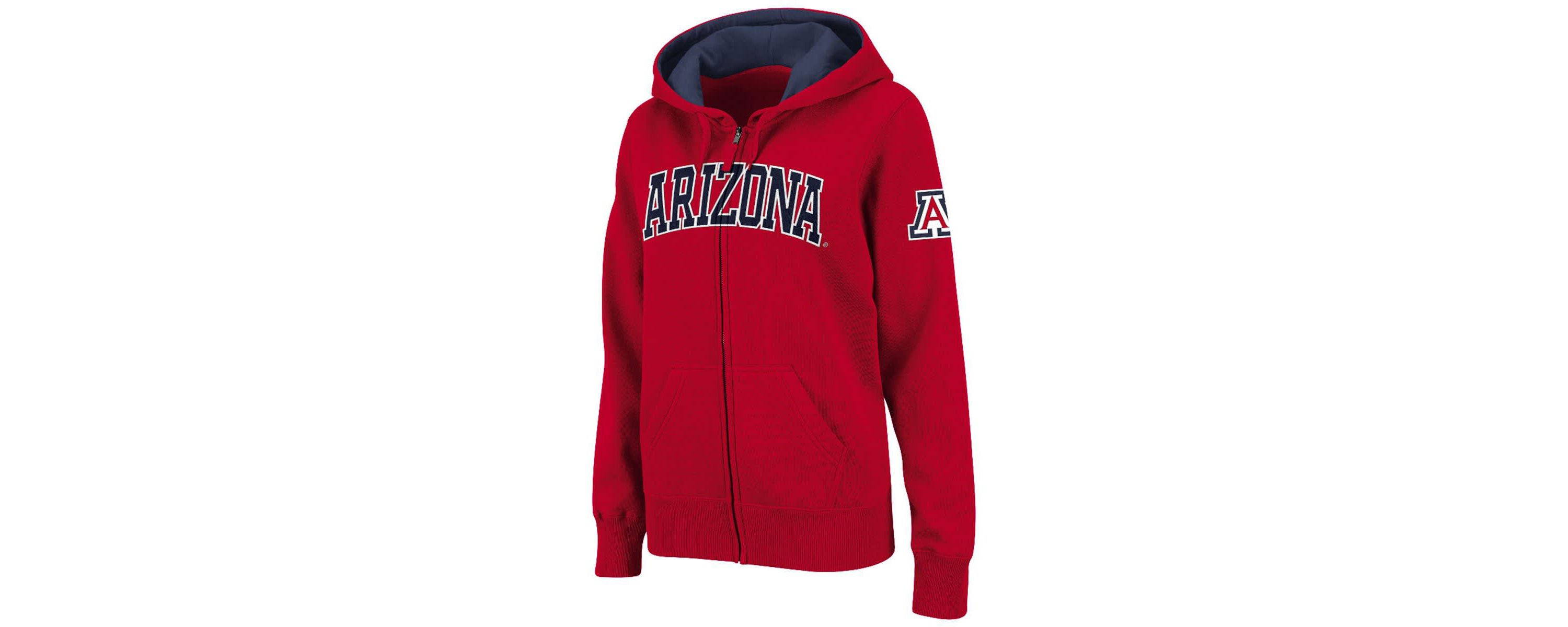 NCAA Arizona Wildcats Arched Name Full-Zip Hoodie
