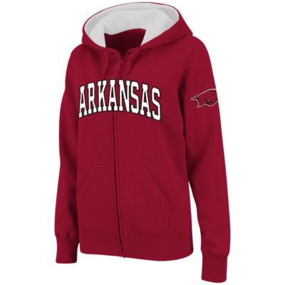NCAA Arkansas Razorbacks Arched Name Full-Zip Hoodie
