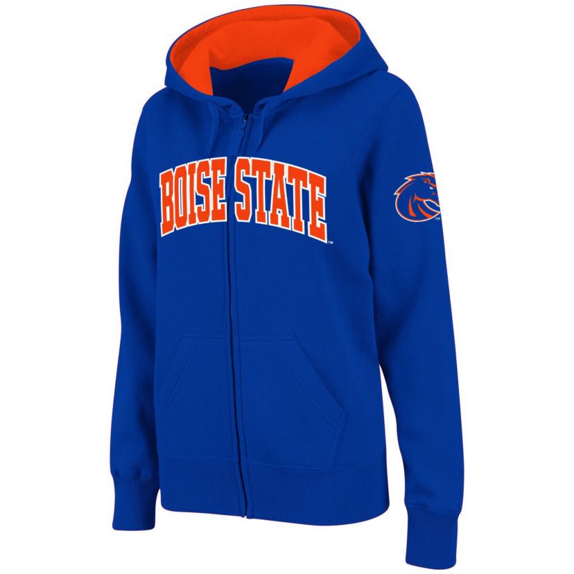 NCAA Boise State Broncos Arched Name Full-Zip Hoodie