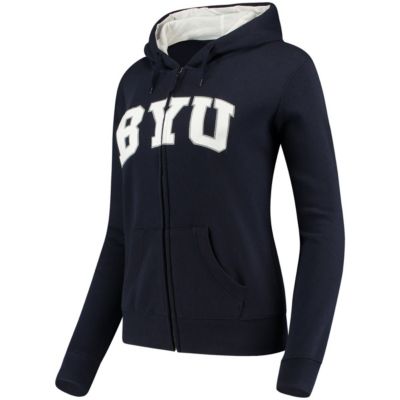 NCAA BYU Cougars Arched Name Full-Zip Hoodie