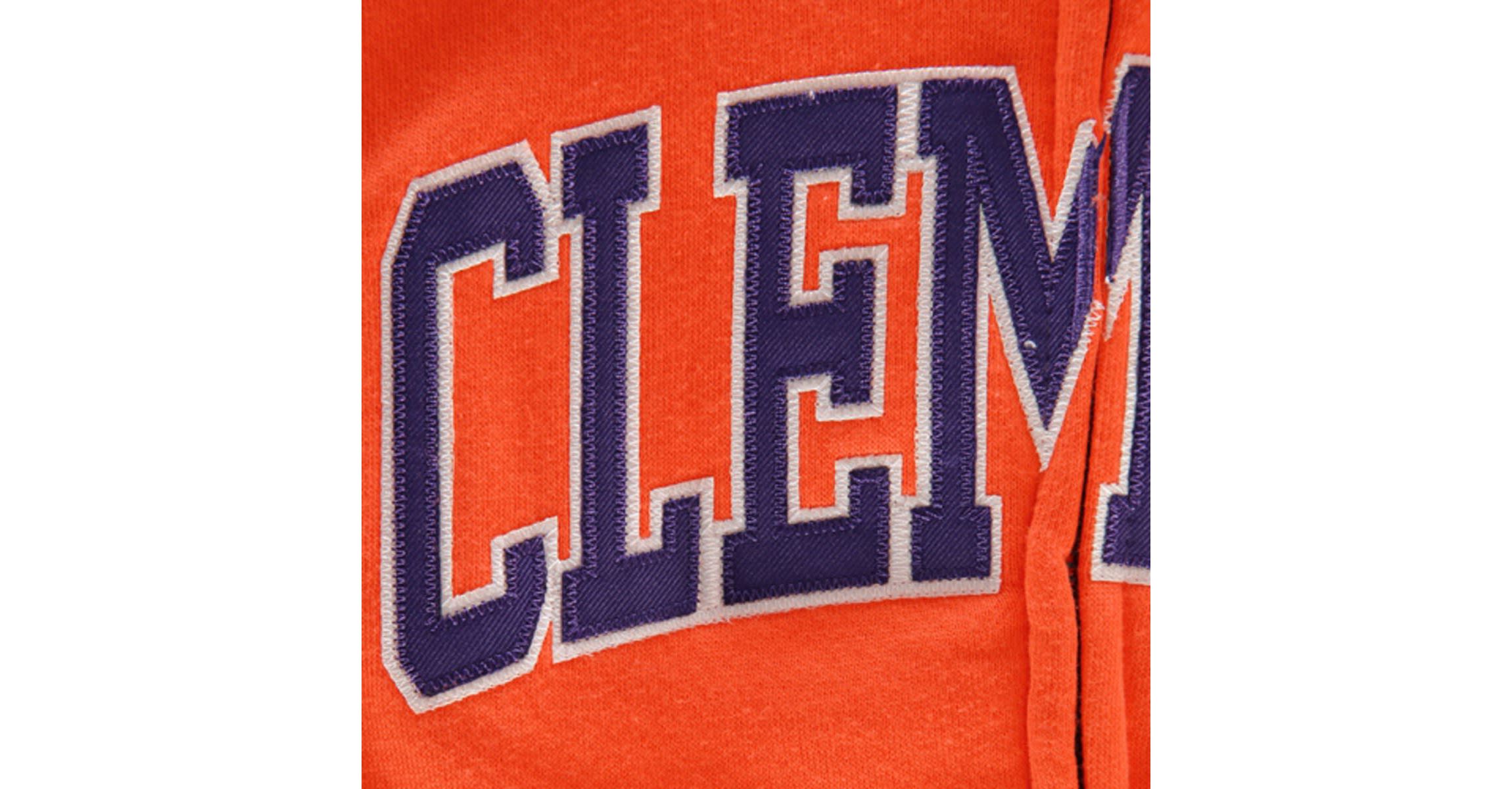 NCAA Clemson Tigers Arched Name Full-Zip Hoodie