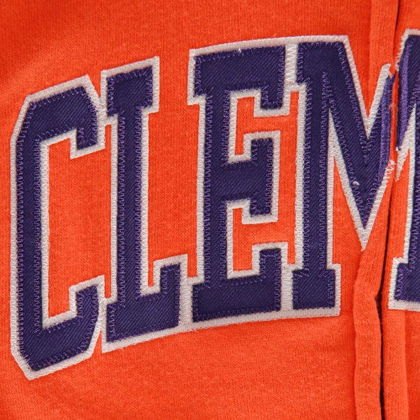NCAA Clemson Tigers Arched Name Full-Zip Hoodie