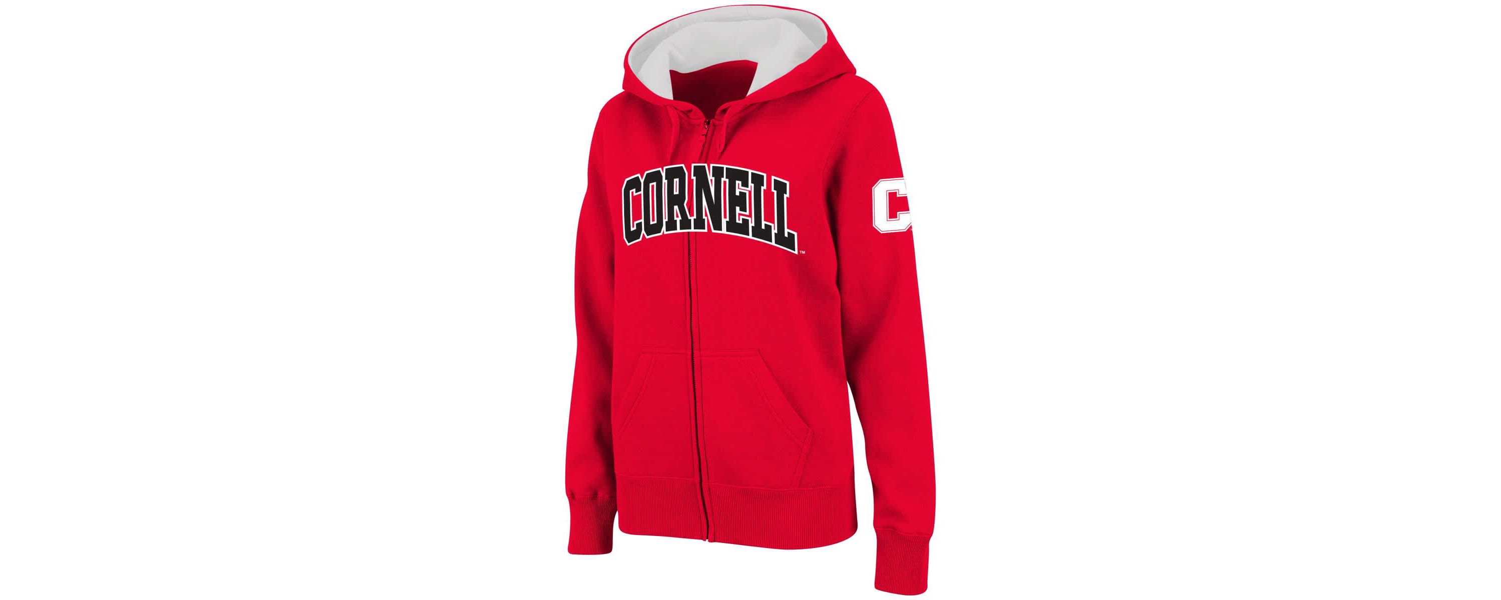 Cornell Big Red NCAA Cornell Big Arched Name Full-Zip Hoodie