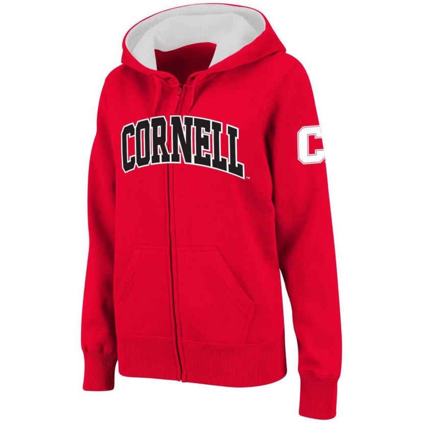 Cornell Big Red NCAA Cornell Big Arched Name Full-Zip Hoodie