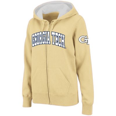 Georgia Tech Yellow Jackets NCAA Arched Name Full-Zip Hoodie
