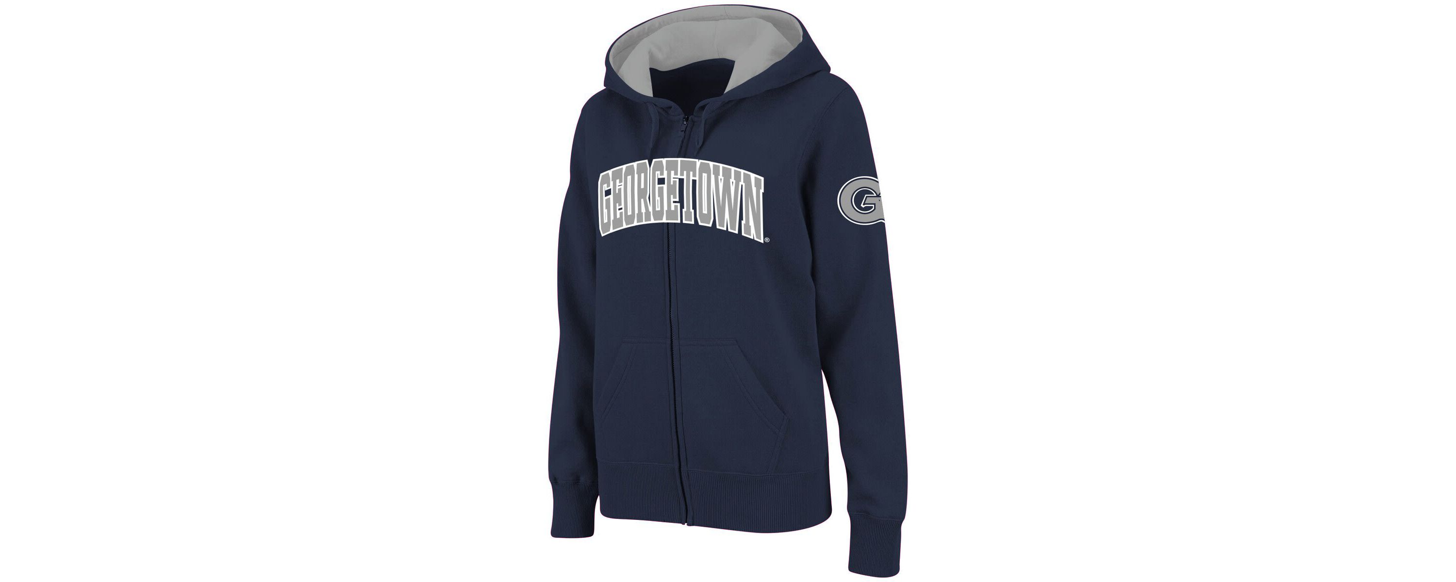 NCAA Georgetown Hoyas Arched Name Full-Zip Hoodie