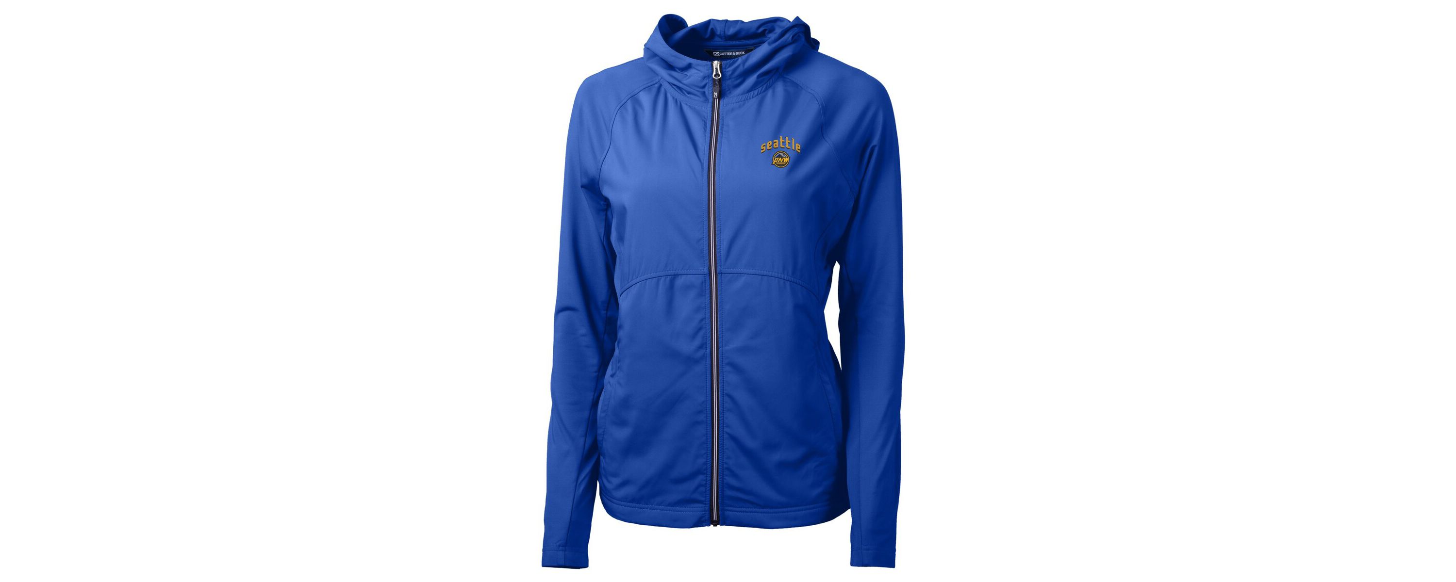MLB Seattle Mariners City Connect Adapt Eco Knit Hybrid Recycled Full-Zip Hooded Jacket