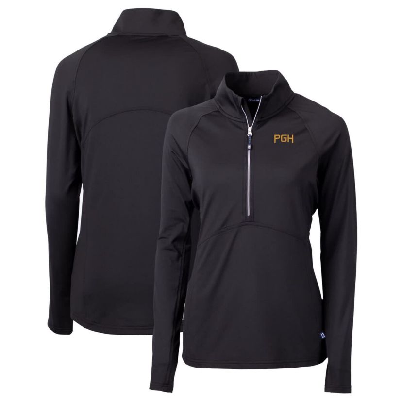 MLB Pittsburgh Pirates City Connect Adapt Eco Knit Stretch Recycled Half-Zip Pullover Top