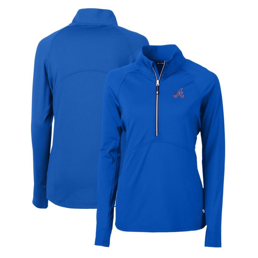 MLB Atlanta Braves City Connect Adapt Eco Knit Stretch Recycled Half-Zip Pullover Top