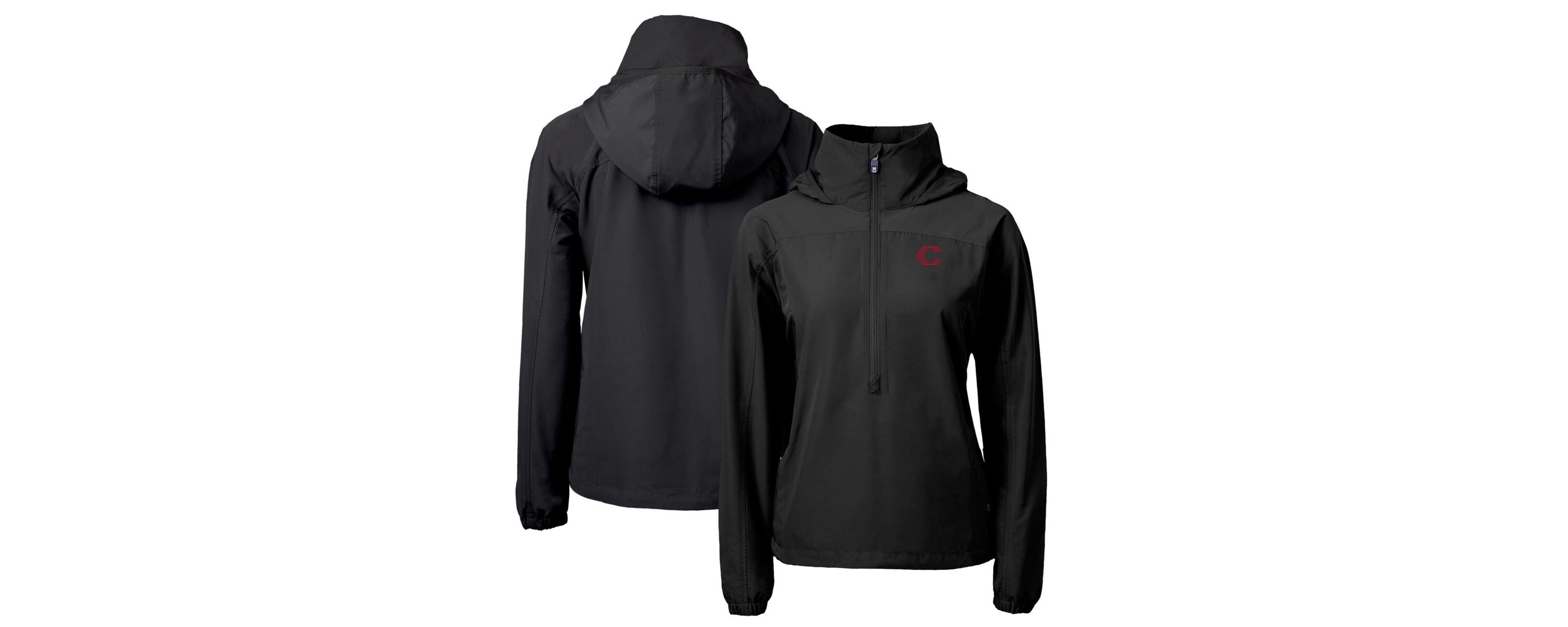 MLB Cincinnati Reds City Connect Charter Eco Recycled Half-Zip Anorak Jacket