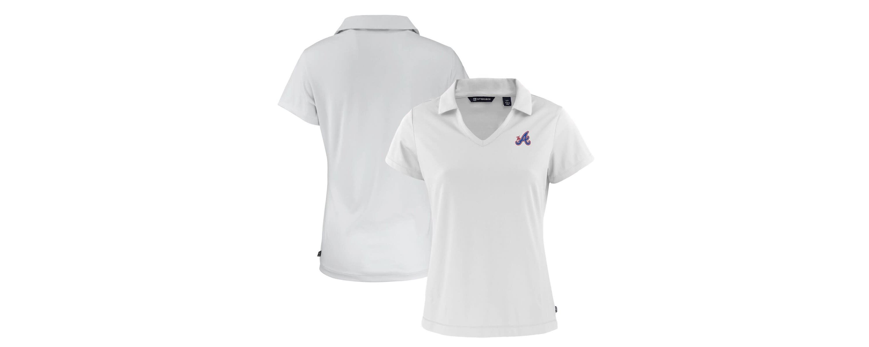 MLB Atlanta Braves City Connect Daybreak Eco Recycled V-Neck Polo