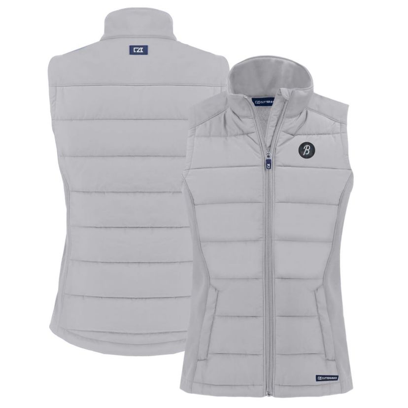 MLB Baltimore Orioles City Connect Evoke Hybrid Eco Softshell Recycled Full-Zip Vest