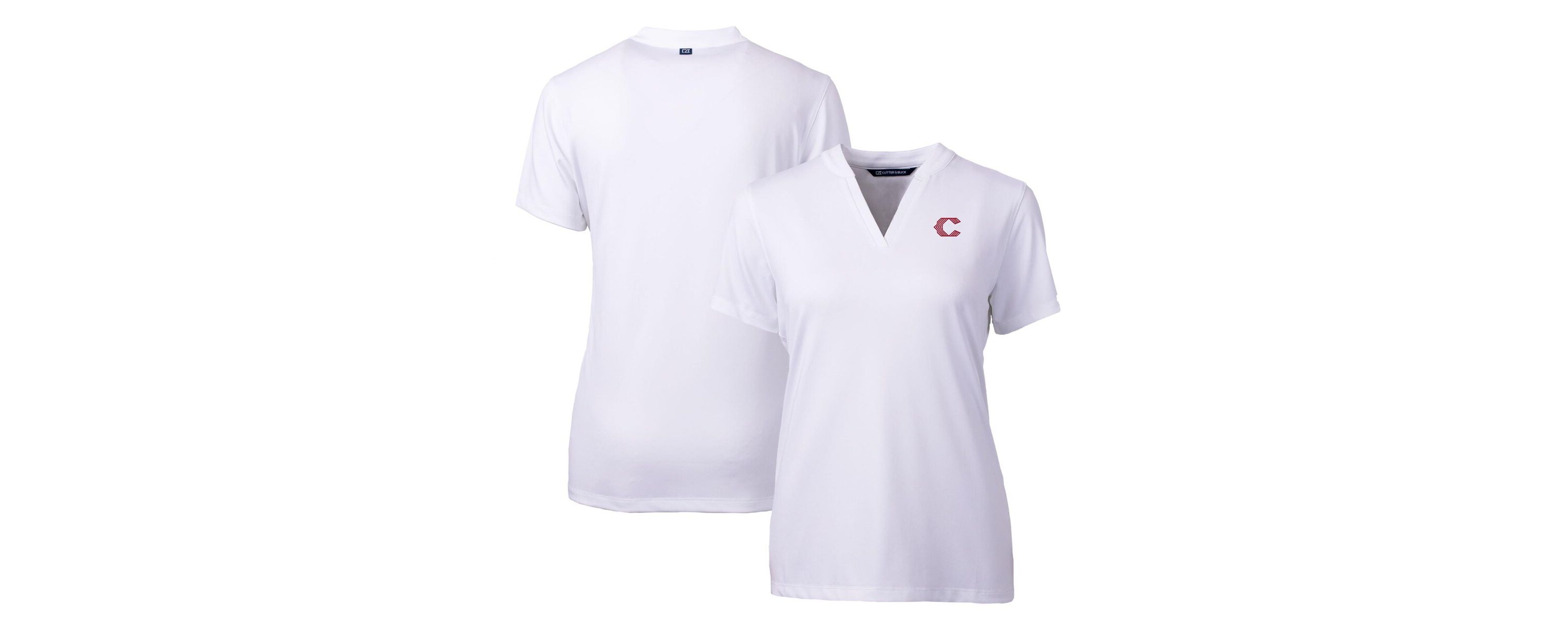 MLB Cincinnati Reds City Connect DryTec Forge Stretch V-Neck Blade Top