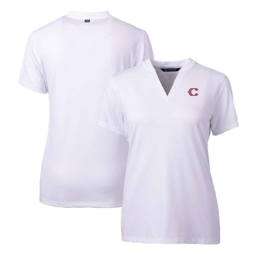 MLB Cincinnati Reds City Connect DryTec Forge Stretch V-Neck Blade Top