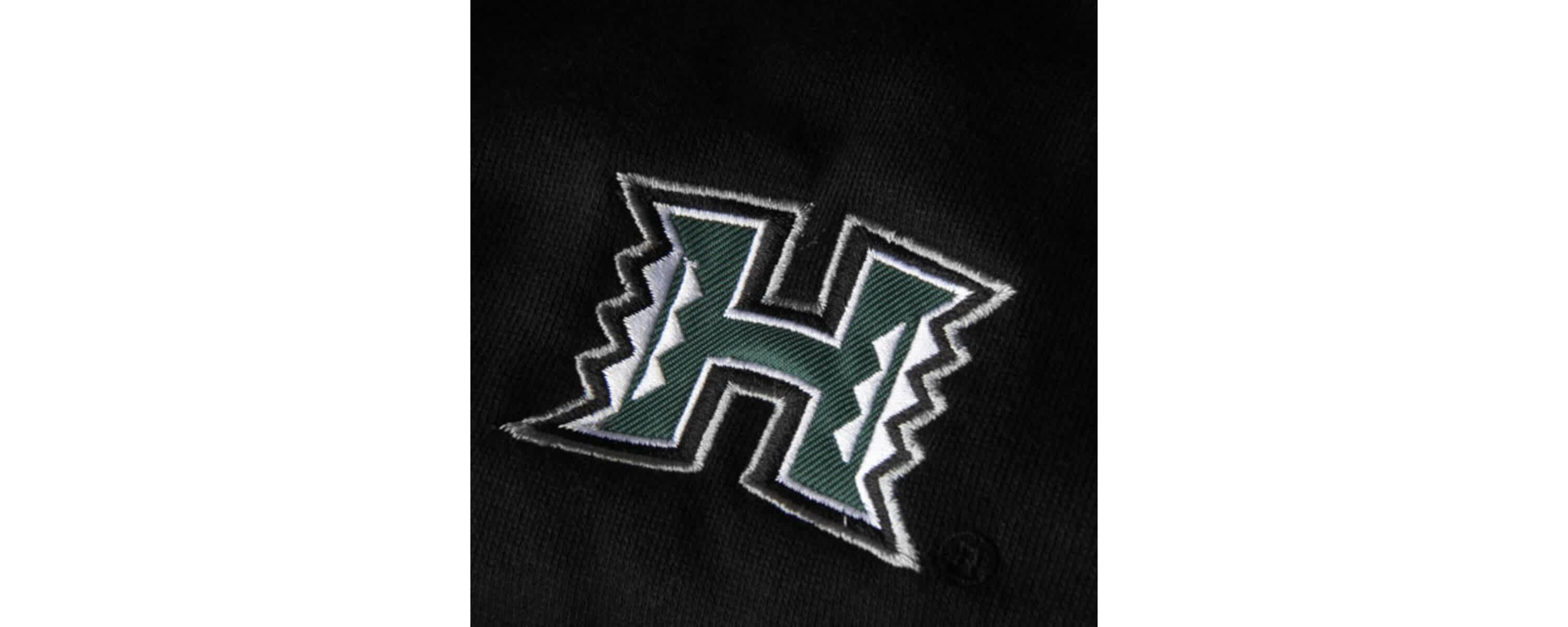 Hawaii Rainbow Warriors NCAA Hawaii Warriors Arched Name Full-Zip Hoodie