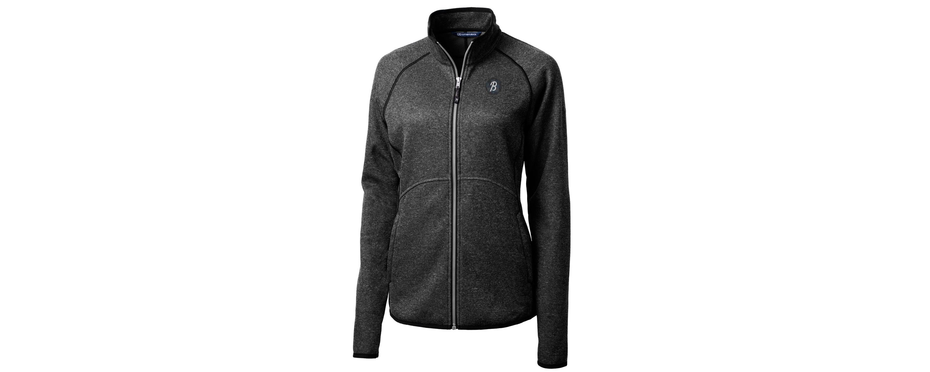 MLB Heather Baltimore Orioles City Connect Mainsail Sweater-Knit Full-Zip Jacket