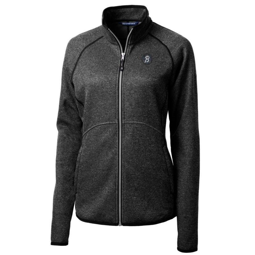 MLB Heather Baltimore Orioles City Connect Mainsail Sweater-Knit Full-Zip Jacket