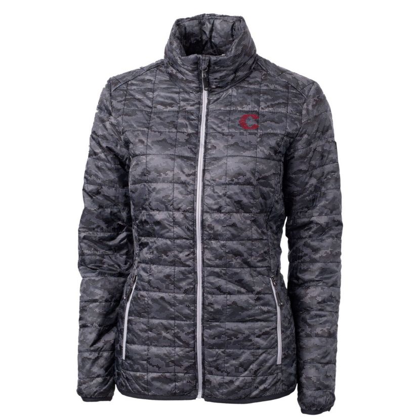 MLB Cincinnati Reds City Connect Rainier PrimaLoft Eco Insulated Full-Zip Puffer Jacket