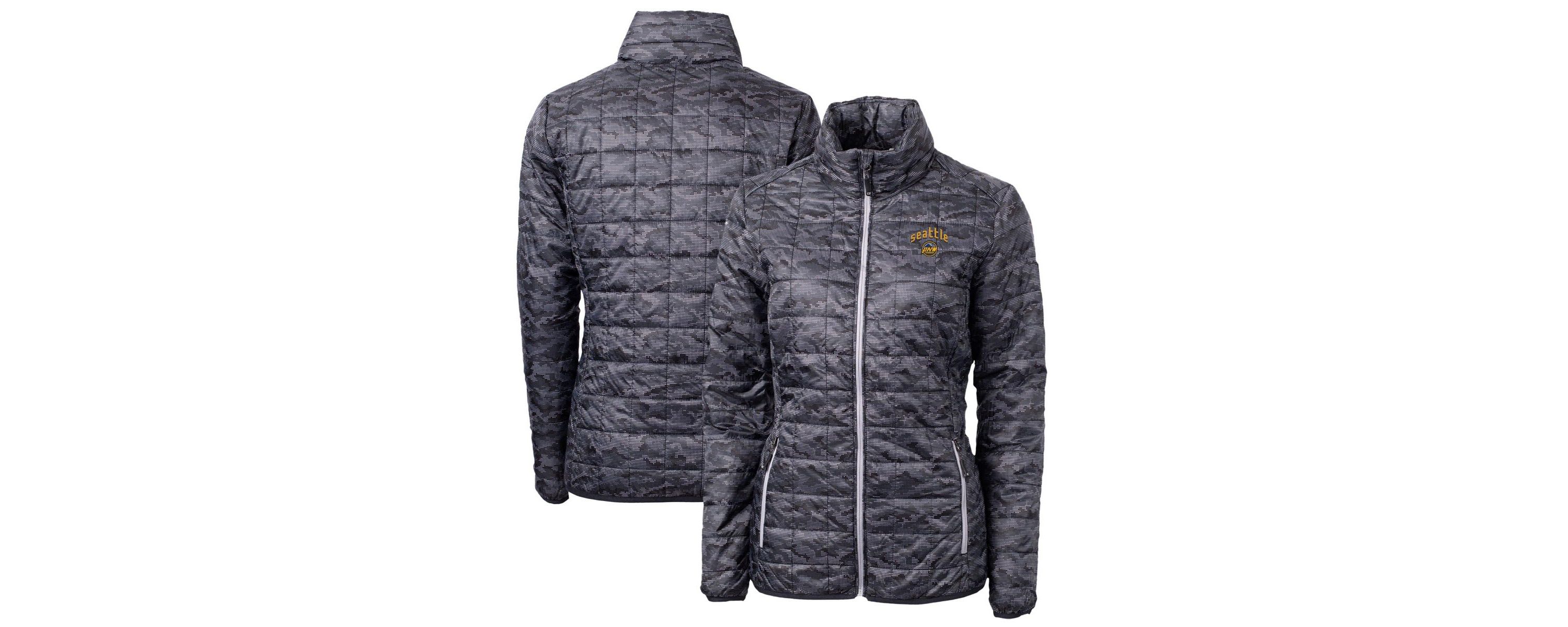 MLB Seattle Mariners City Connect Rainier PrimaLoft Eco Insulated Full-Zip Puffer Jacket