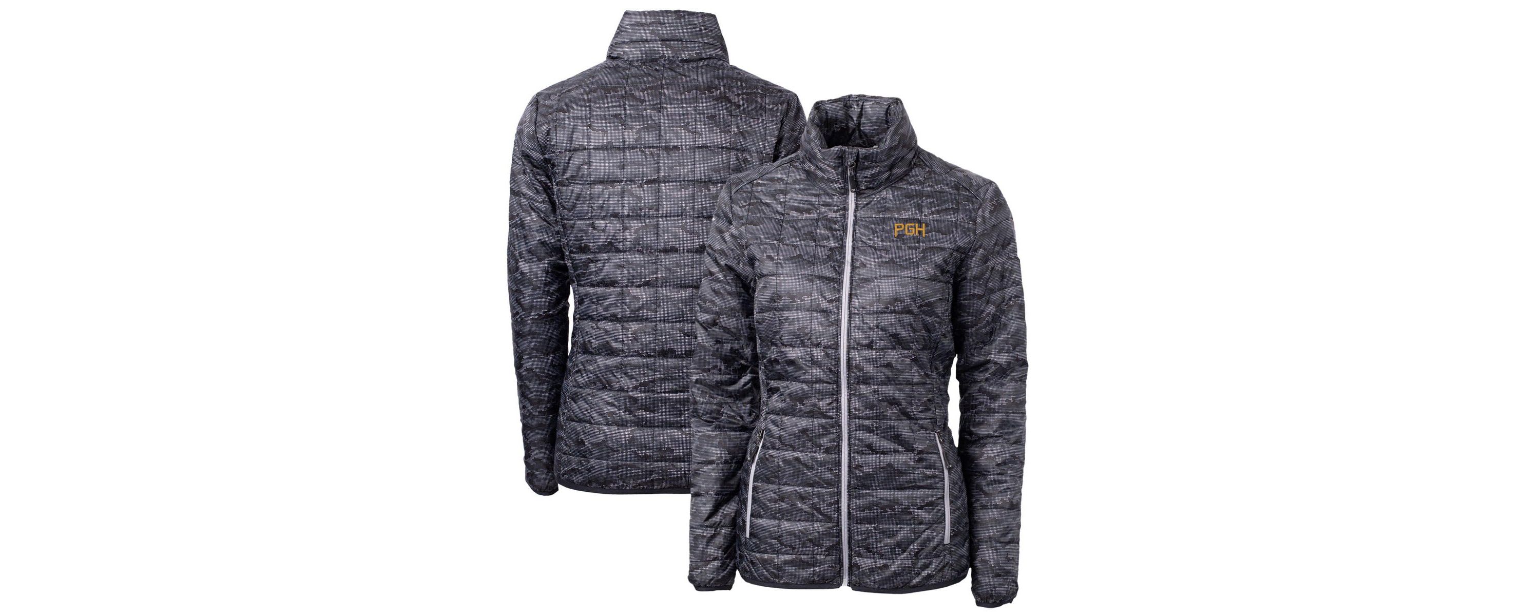 MLB Pittsburgh Pirates City Connect Rainier PrimaLoft Eco Insulated Full-Zip Puffer Jacket