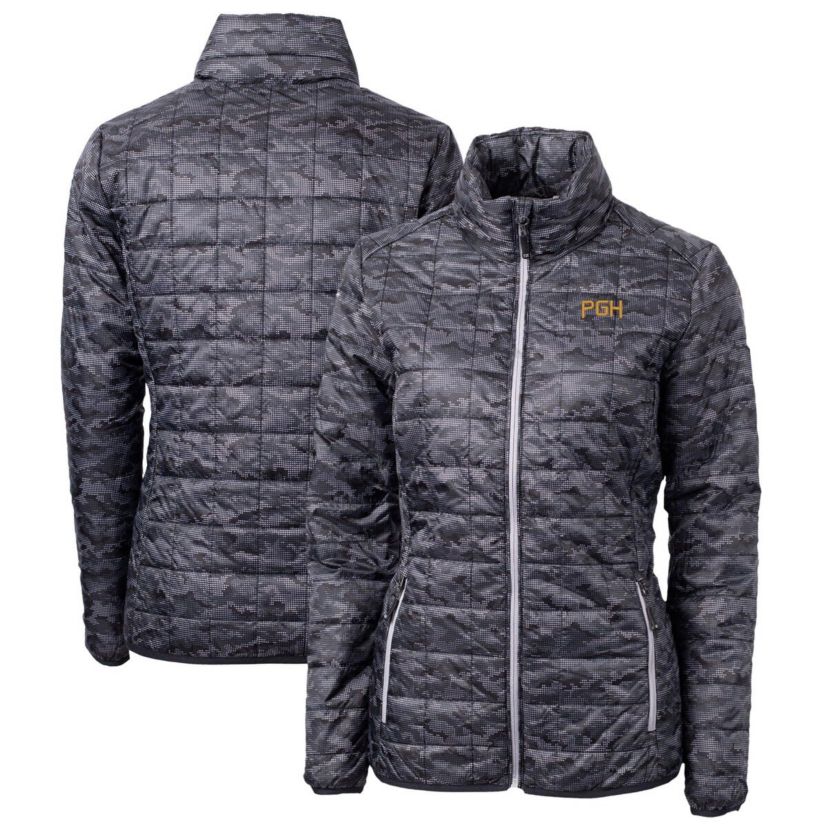 MLB Pittsburgh Pirates City Connect Rainier PrimaLoft Eco Insulated Full-Zip Puffer Jacket