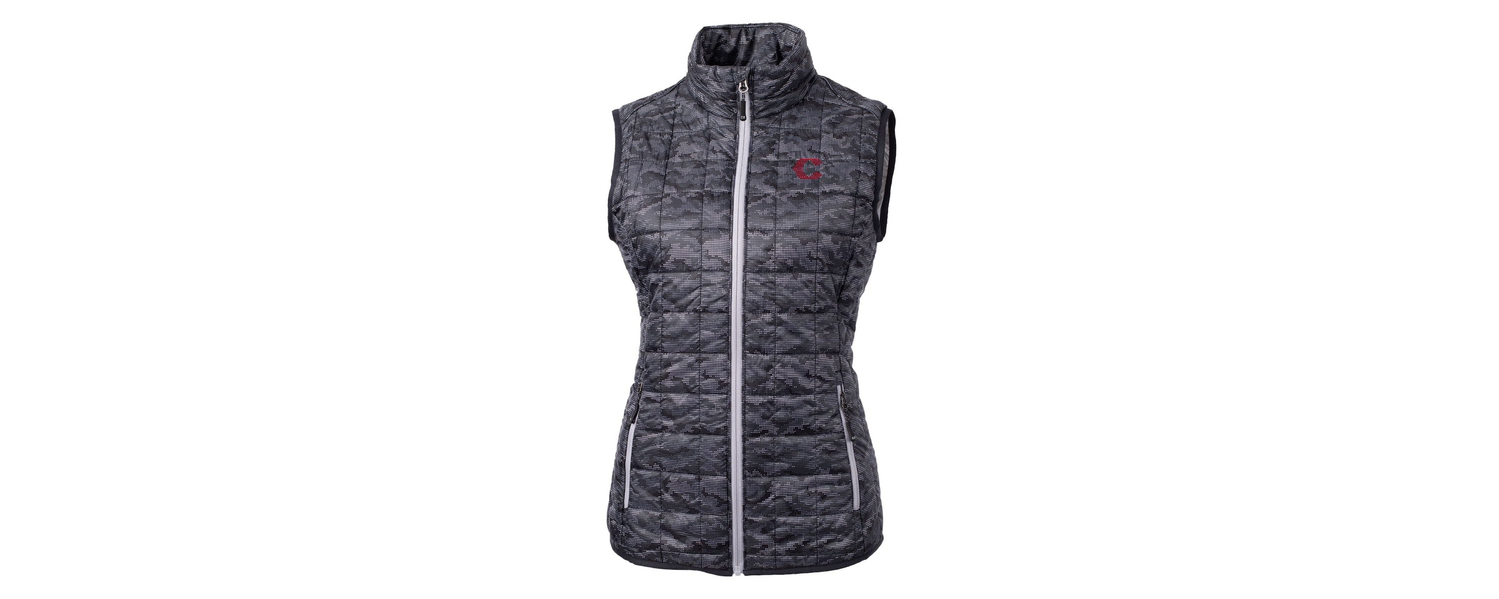 MLB Cincinnati Reds City Connect Rainier PrimaLoft Eco Insulated Full-Zip Printed Puffer Vest
