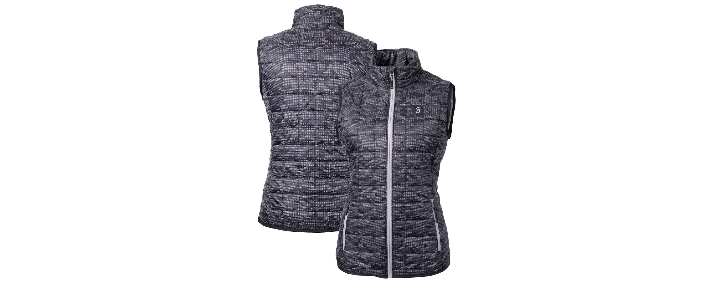 MLB Baltimore Orioles City Connect Rainier PrimaLoft Eco Insulated Full-Zip Printed Puffer Vest