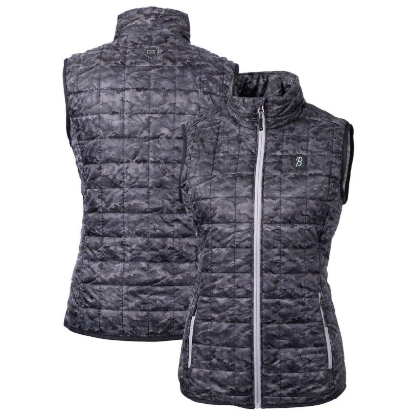 MLB Baltimore Orioles City Connect Rainier PrimaLoft Eco Insulated Full-Zip Printed Puffer Vest