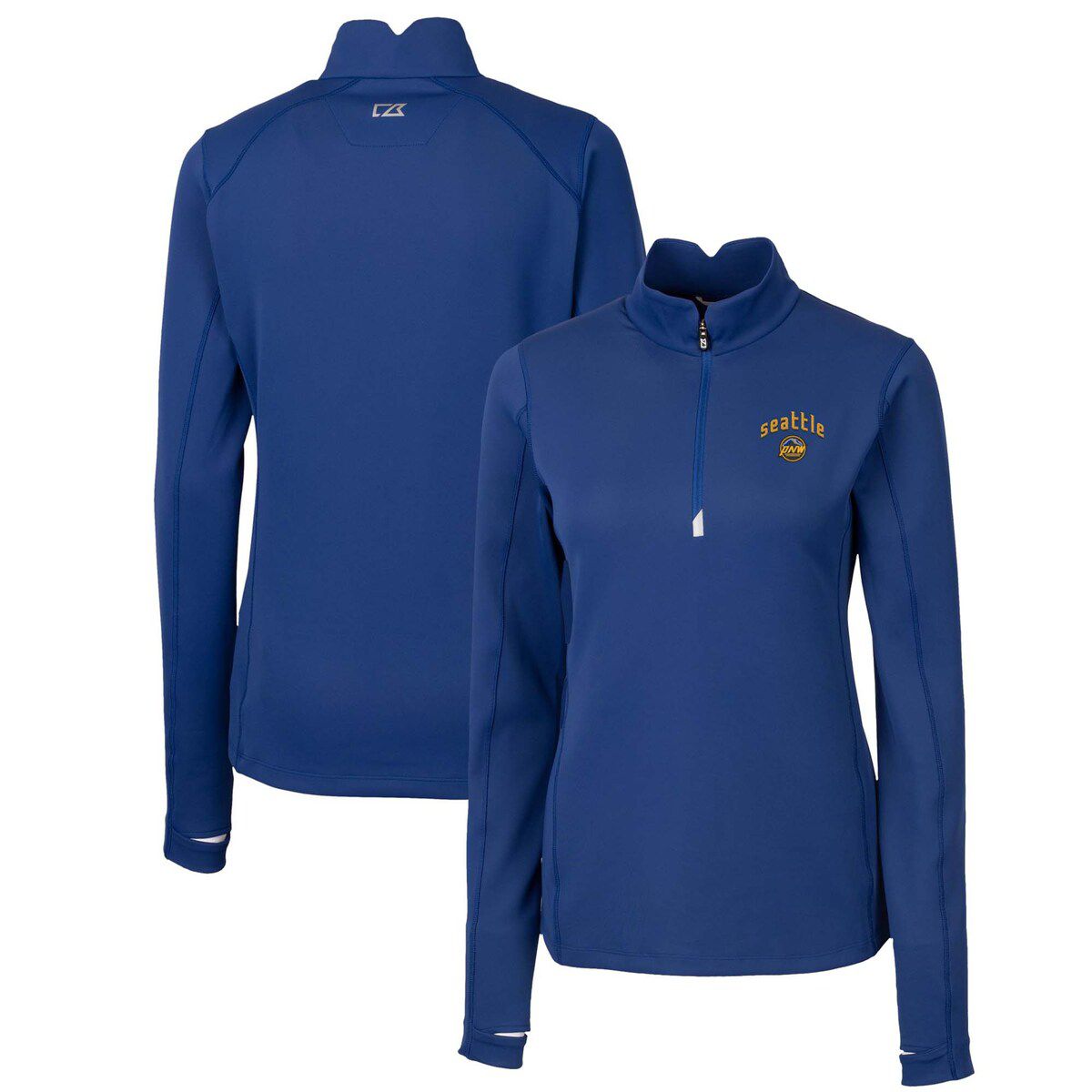 MLB Seattle Mariners City Connect Traverse Stretch Quarter-Zip Pullover Top