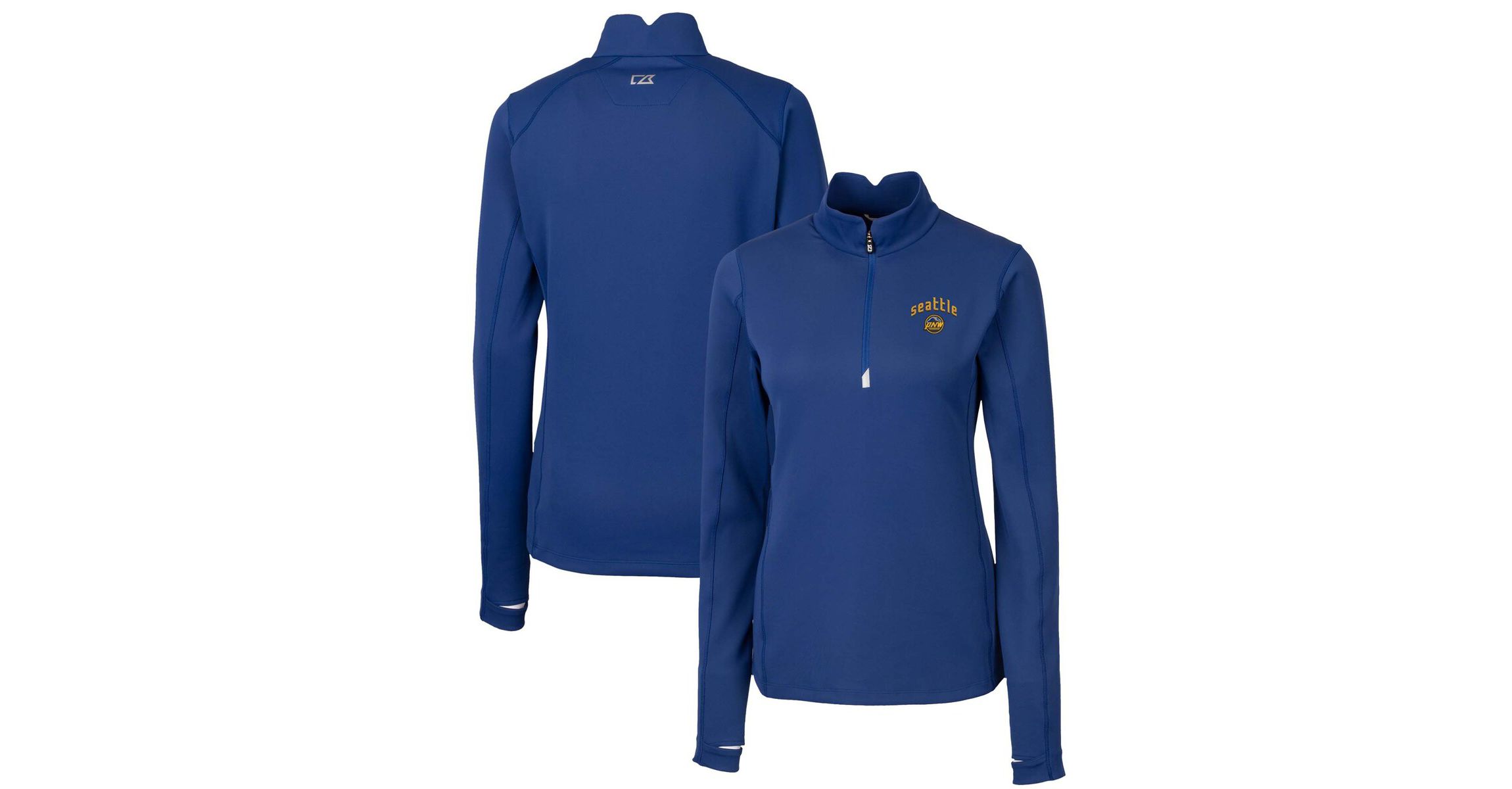 MLB Seattle Mariners City Connect Traverse Stretch Quarter-Zip Pullover Top
