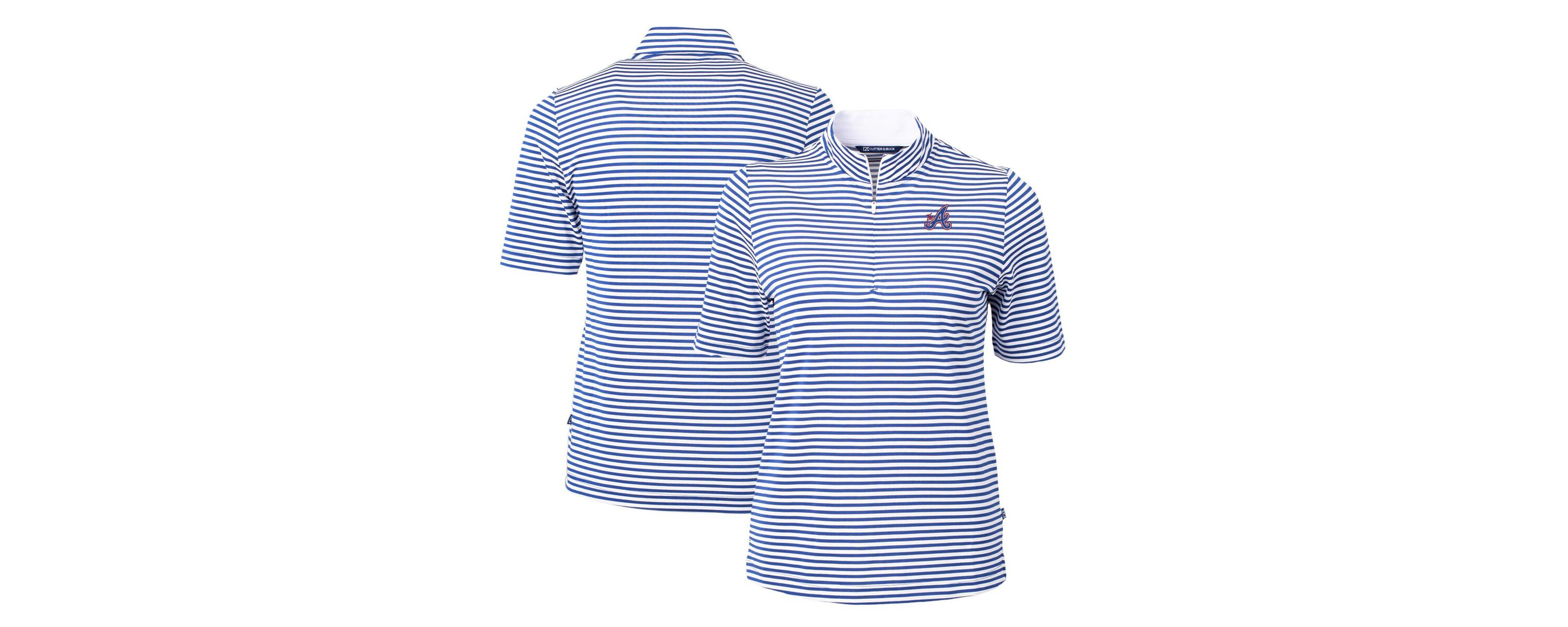 MLB Atlanta Braves City Connect Virtue Eco Pique Stripe Recycled Polo