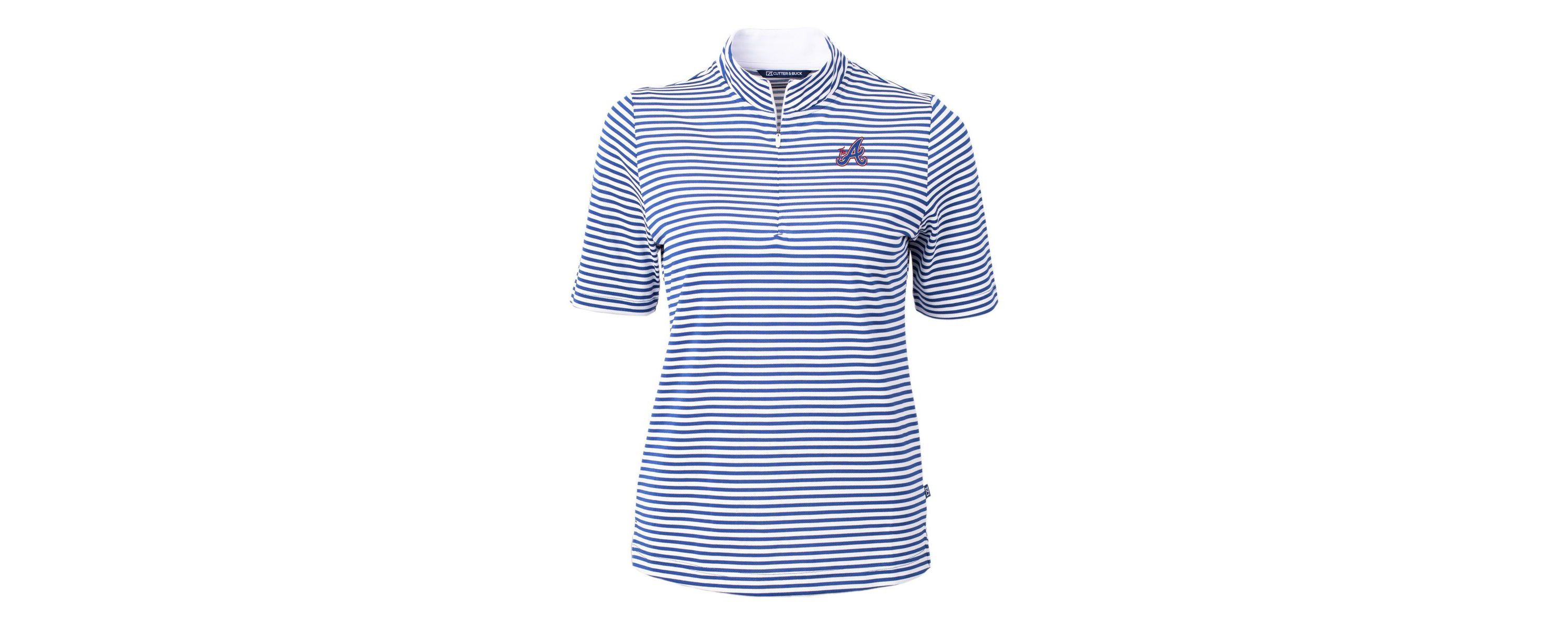 MLB Atlanta Braves City Connect Virtue Eco Pique Stripe Recycled Polo