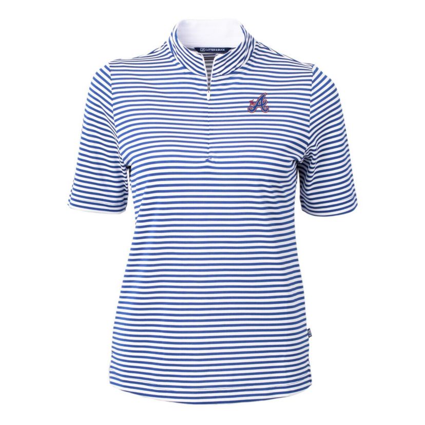 MLB Atlanta Braves City Connect Virtue Eco Pique Stripe Recycled Polo