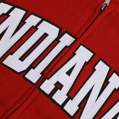NCAA Indiana Hoosiers Arched Name Full-Zip Hoodie